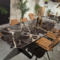 Joli verlengbare tafel Curve (faux elyps) indoor & outdoor - 0
